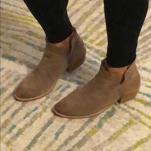 Suede ankle boots